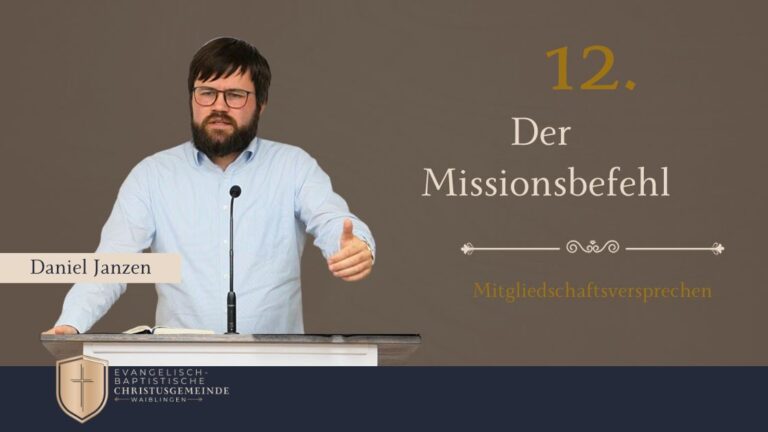 Versprechen #12 - Der Missionsbefehl - Daniel Janzen(1)
