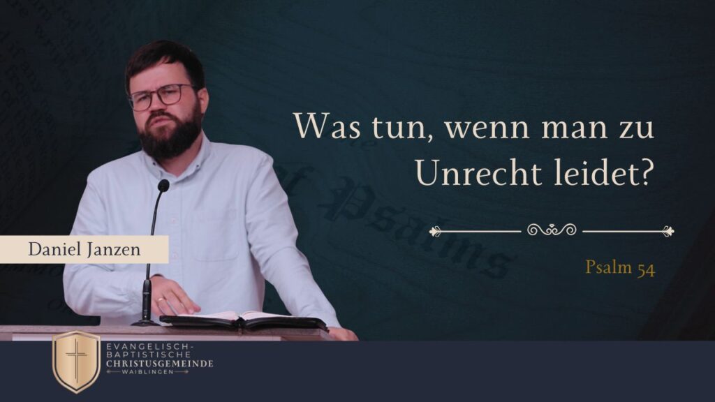 Was tun, wenn man zu Unrecht leidet?