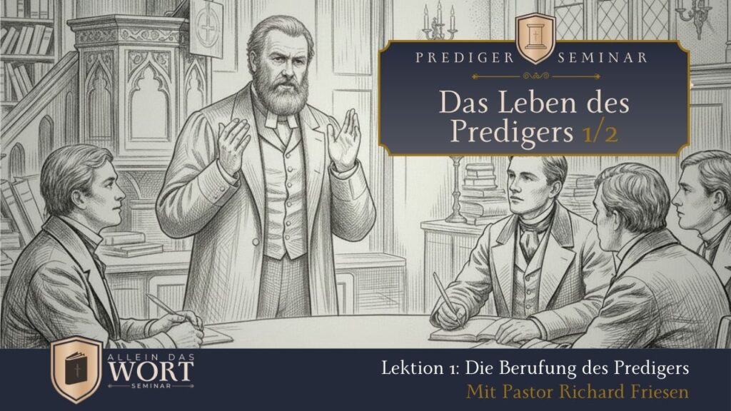 Die Berufung des Predigers