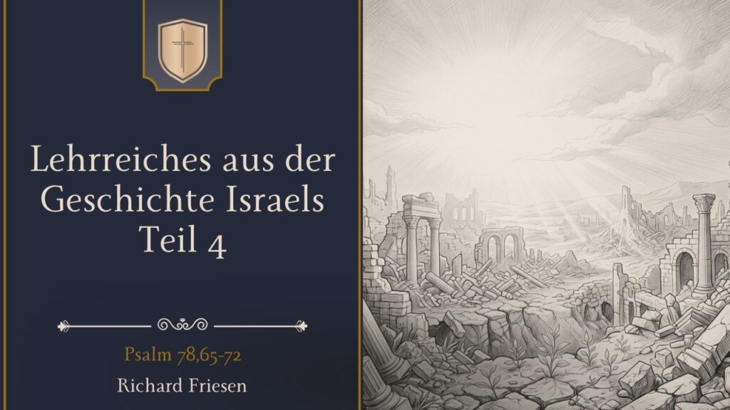 Lehrreiches aus der Geschichte Israels Teil 4
