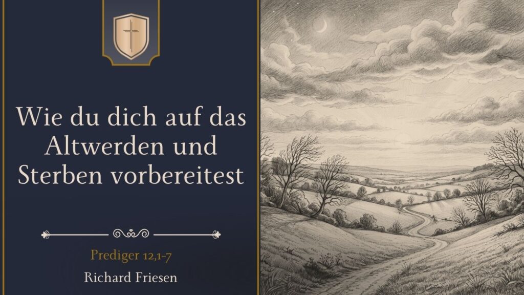 Wie du dich auf das Altwerden und Sterben vorbereitest